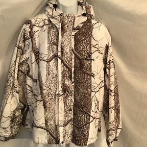 Hunt Worth True White Camo Rare Popular Suit Color Water Proof Jacket & Pants